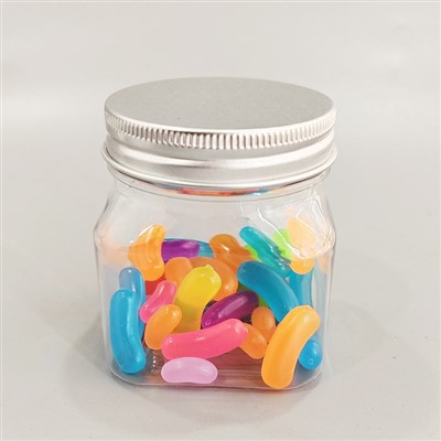 Vażetti kwadri tal-plastik ta '150ml
